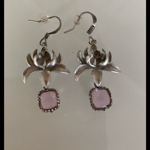 Lotus earrings